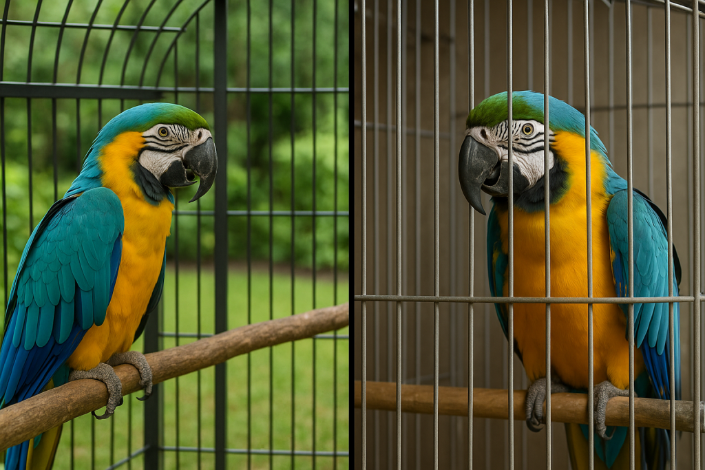 Setting Up a Comfortable and Safe Parrot Cage: The Ultimate Guide1 Setting Up a Comfortable and Safe Parrot Cage: The Ultimate Guide1